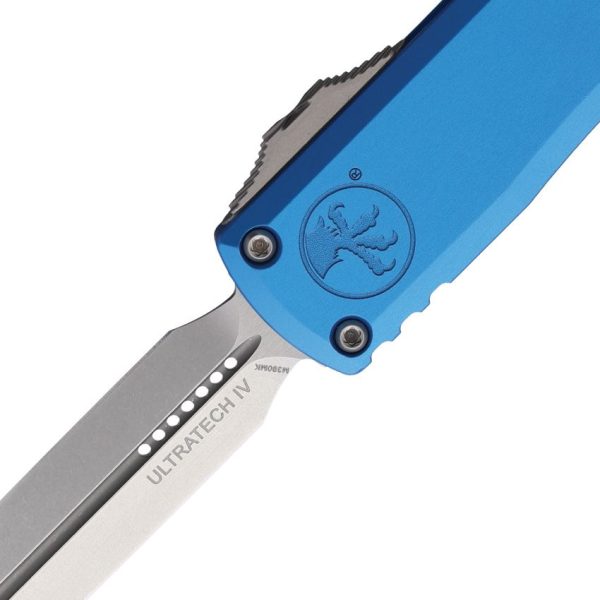 Microtech Ultratech Gen IV D/E OTF Auto - Blue Aluminum