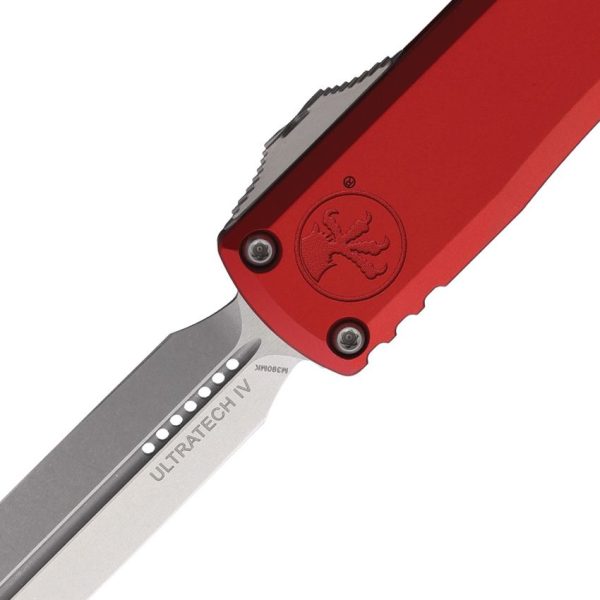Microtech Ultratech Gen IV D/E OTF Auto - Red Aluminum