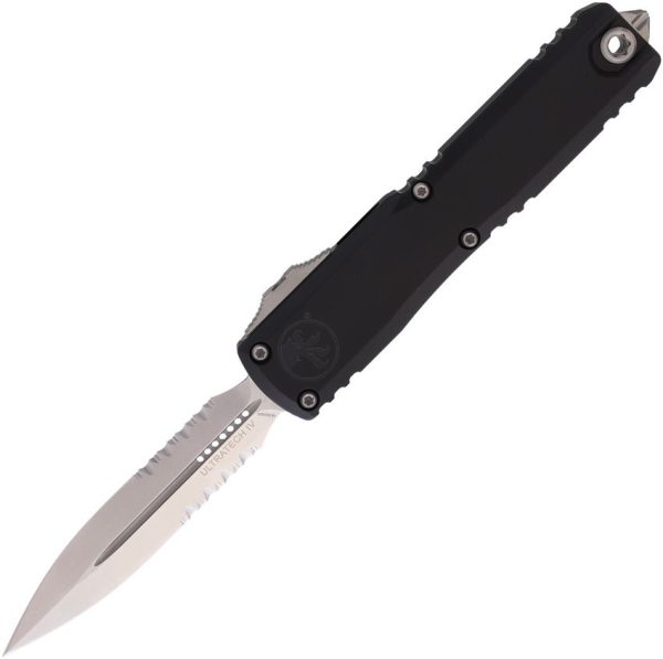Microtech Auto Ultratech Gen IV OTF Black Serrated