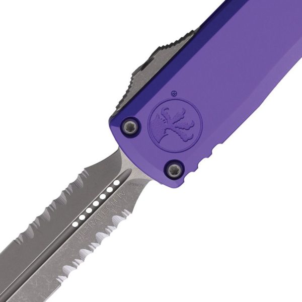 Microtech Auto Ultratech Gen IV Purple Apocalyptic