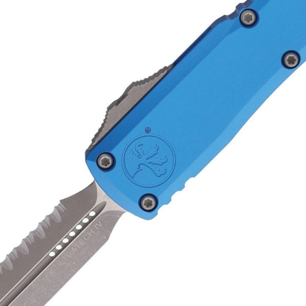 Microtech Auto Ultratech Gen IV D/E OTF - Blue Apocalyptic