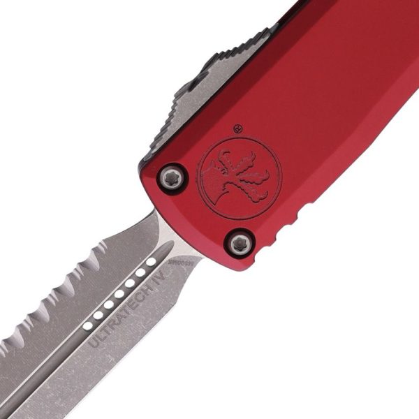 Microtech Auto Ultratech Gen IV D/E OTF - Merlot Apocalyptic