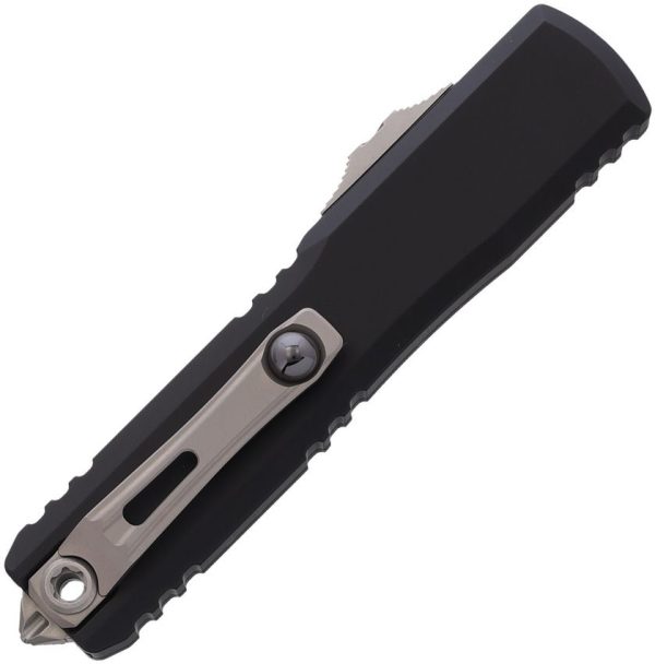 Microtech Auto Ultratech Gen IV D/E OTF - Black Serrated
