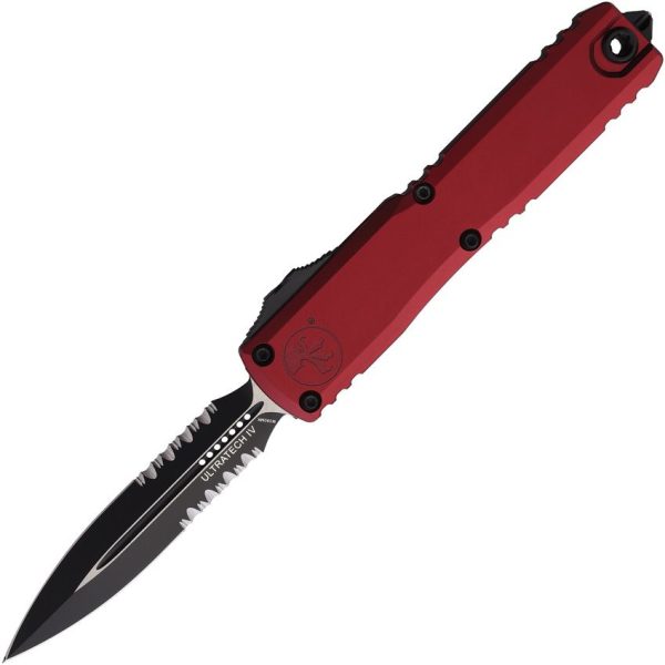 Microtech Ultratech Gen IV Serrated Auto OTF - Merlot