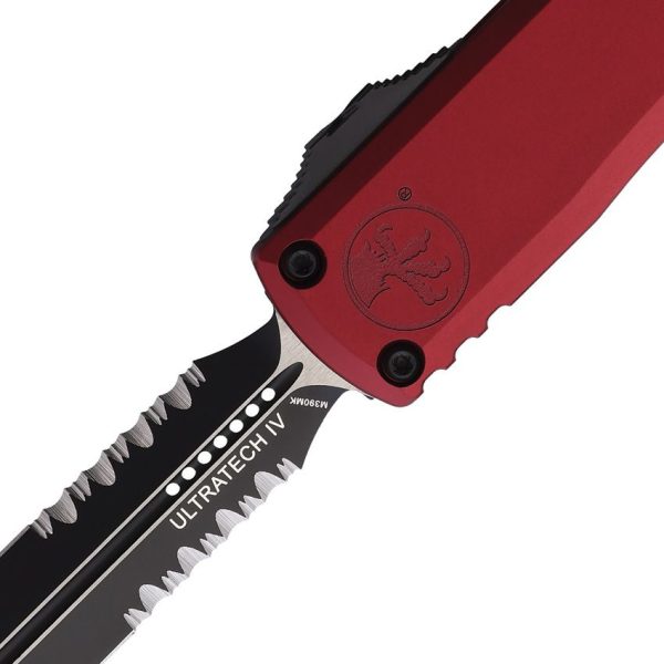 Microtech Ultratech Gen IV Serrated Auto OTF - Merlot