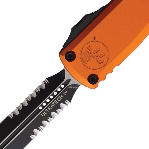 Microtech Ultratech Gen IV D/E Serrated Auto OTF - Orange