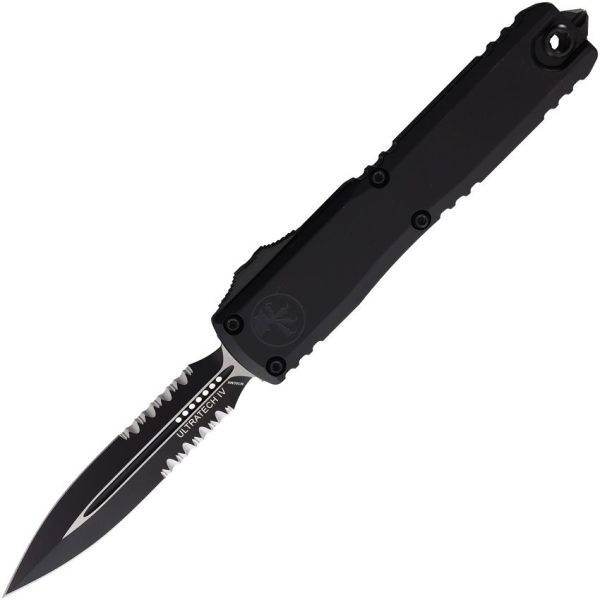 Microtech Ultratech Gen IV Black Aluminum OTF Knife