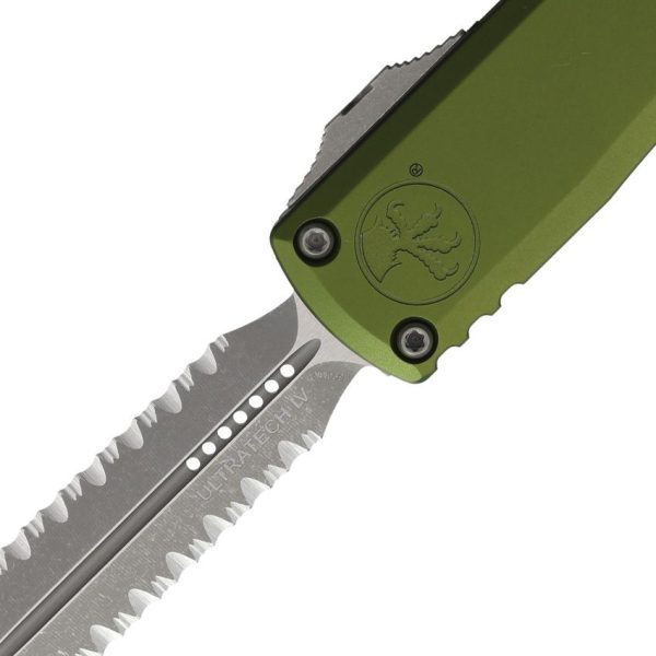 Microtech Ultratech Gen IV D/E Auto OTF - Apocalyptic OD Green