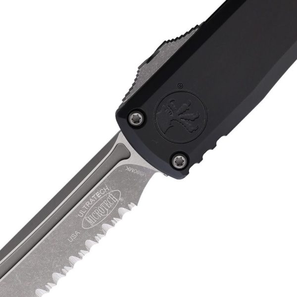 Microtech Auto Ultratech Gen III Apocalyptic Serrated OTF