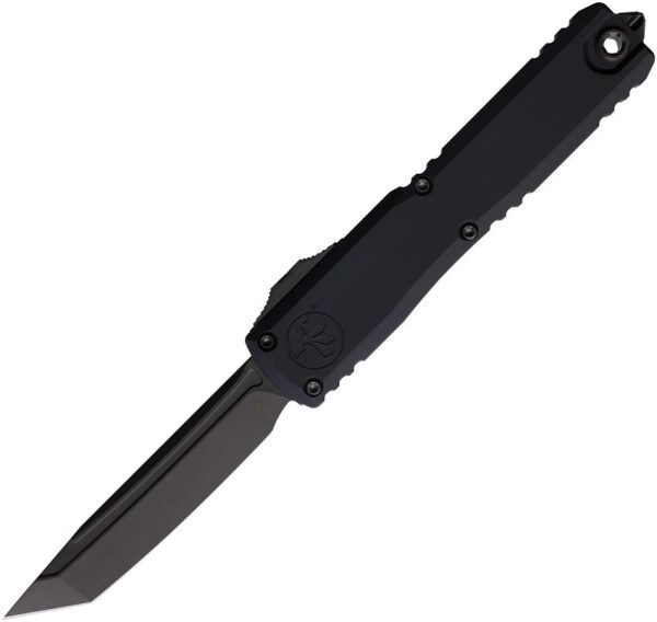 MCT11231DLCTSH.jpg Microtech Auto Ultratech Gen III DLC Coated Serrated OTF