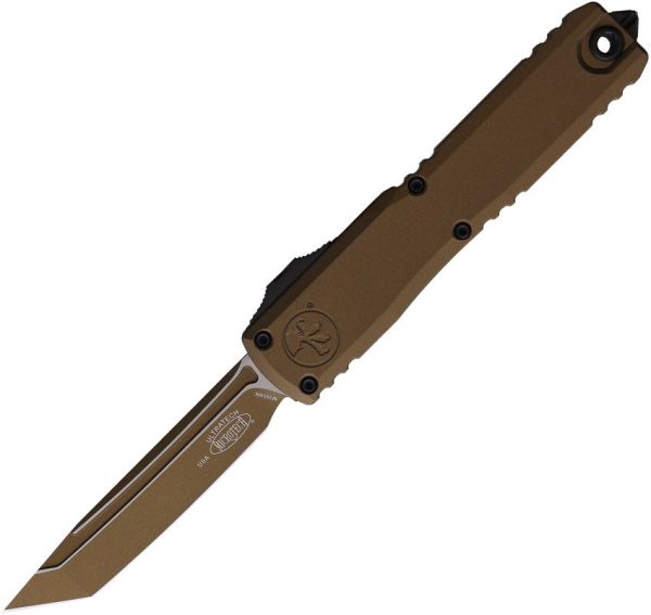 Microtech Auto Ultratech Gen III Burnt Bronze Cerakote OTF