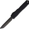 Microtech Auto Ultratech Gen III DLC Partially Serrated OTF
