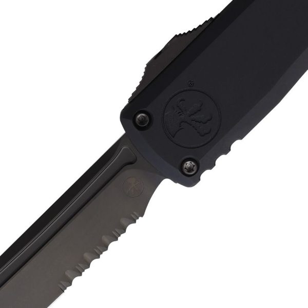 Microtech Auto Ultratech Gen III DLC Partially Serrated OTF