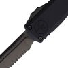 Microtech Auto Ultratech Gen III DLC Double-Edge Serrated OTF