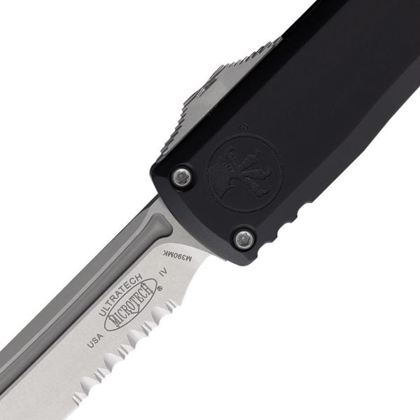 Microtech Auto Ultratech Gen IV OTF - Black Serrated