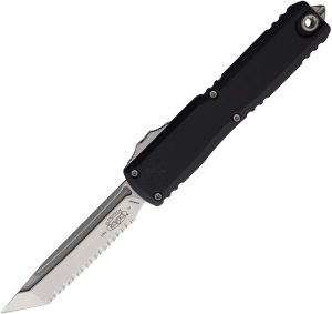 Microtech Auto Ultratech Gen IV OTF - Black Fully Serrated