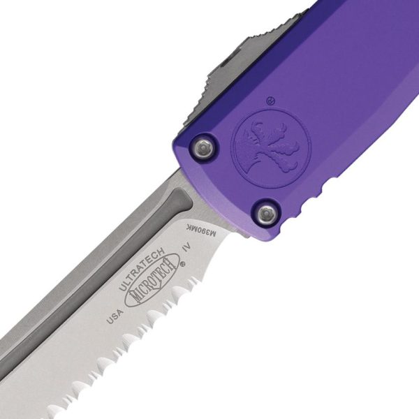 Microtech Auto Ultratech Gen IV Purple Stonewash OTF