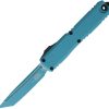 Microtech Auto Ultratech Gen IV Cyan Cerakote Tanto OTF
