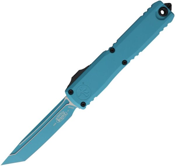 Microtech Auto Ultratech Gen IV Cyan Cerakote Tanto OTF