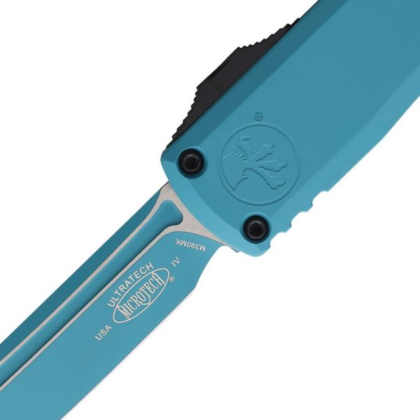 Microtech Auto Ultratech Gen IV Cyan Cerakote Tanto OTF