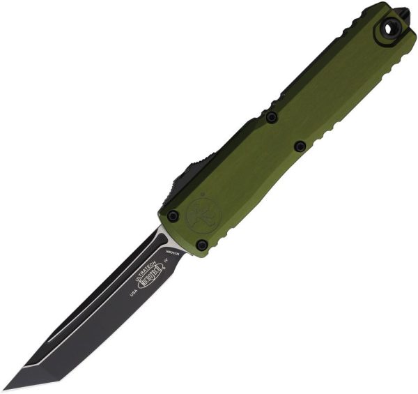 MCT112341OD.jpg Microtech Auto Ultratech Gen IV OD Green Two-Tone OTF