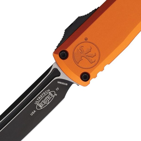 Microtech Auto Ultratech Gen IV Orange Two-Tone OTF