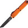 Microtech Auto Ultratech T/E Gen IV OTF - Orange Serrated
