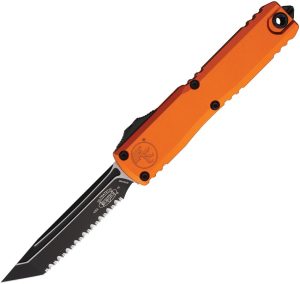 Microtech Auto Ultratech T/E Gen IV OTF - Orange Serrated