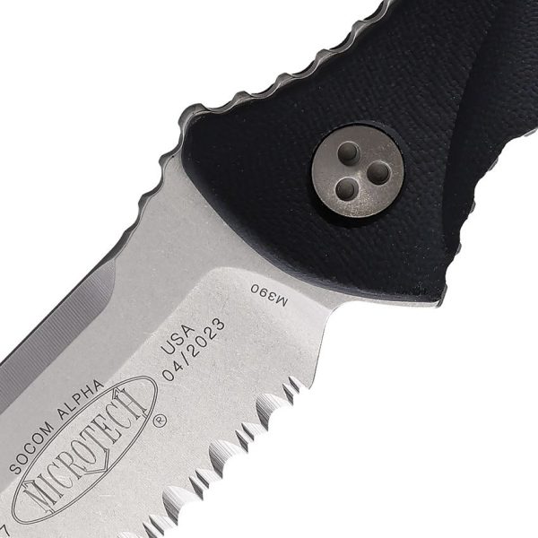 Microtech Socom Alpha S/E SW - Black G10