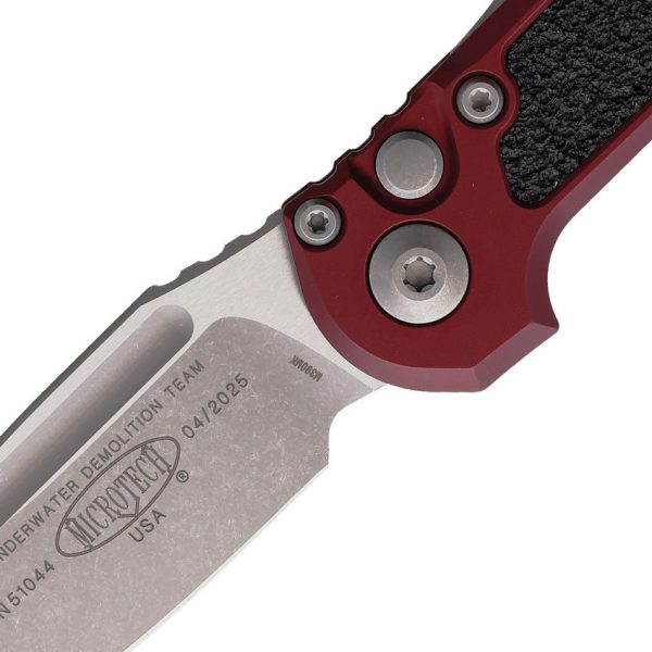 Microtech Auto LUDT Button Lock GenIII Apocalyptic Merlot
