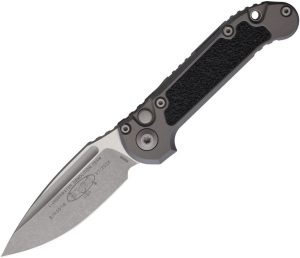 Microtech Auto LUDT Button Lock GenIII Apocalyptic Gray