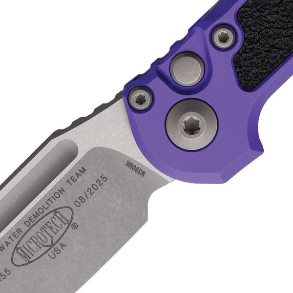 Microtech Auto LUDT Button Lock GenIII Apocalyptic Purple