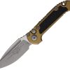 Microtech Auto LUDT GenIII Button Lock - Tan Apocalyptic