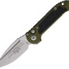 Microtech Auto LUDT GenIII Button Lock - OD Green Stonewash