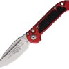 Microtech Auto LUDT GenIII Button Lock - Red Stonewash