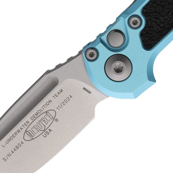 Microtech Auto LUDT GenIII Turquoise Stonewash M390MK