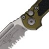 Microtech Auto LUDT GenIII OD Green Apocalyptic Serrated