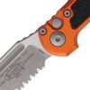 Microtech Auto LUDT GenIII Orange Apocalyptic Serrated