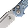 Microtech Auto LUDT Marfione Select - Ice Blue Titanium