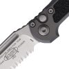 Microtech Auto LUDT GenIII Button Lock - Black Aluminum
