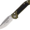 Microtech Auto LUDT GenIII Button Lock - OD Green