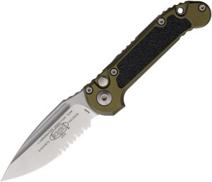 Microtech Auto LUDT GenIII Button Lock - OD Green