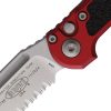 Microtech Auto LUDT GenIII Red Aluminum Button Lock