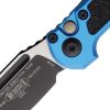 Microtech Auto LUDT GenIII Blue Aluminum Button Lock