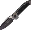 Microtech Auto LUDT GenIII Button Lock - Gray Aluminum