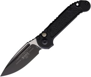 Microtech Auto LUDT GenIII Button Lock - Black