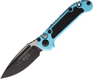 Microtech Auto LUDT GenIII Button Lock - Turquoise
