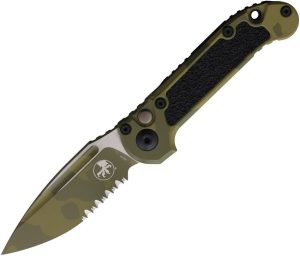 Microtech Auto LUDT Bazooka Camo - Serrated M390MK