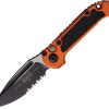 Microtech Auto LUDT GenIII Button Lock - Orange