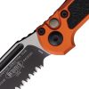 Microtech Auto LUDT GenIII Button Lock - Orange